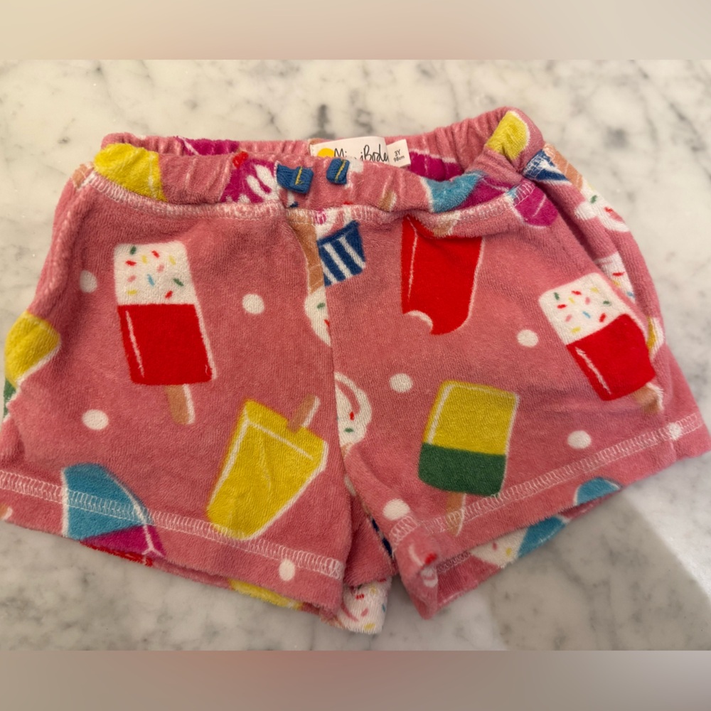 🍧NWOT Mini Boden Toweling Shorts🍦